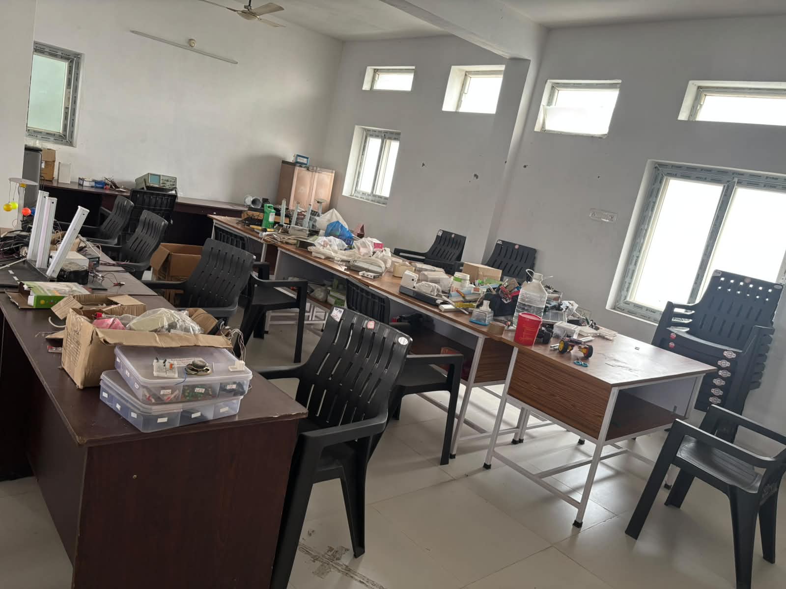 Full View Of IoT Lab Workspace